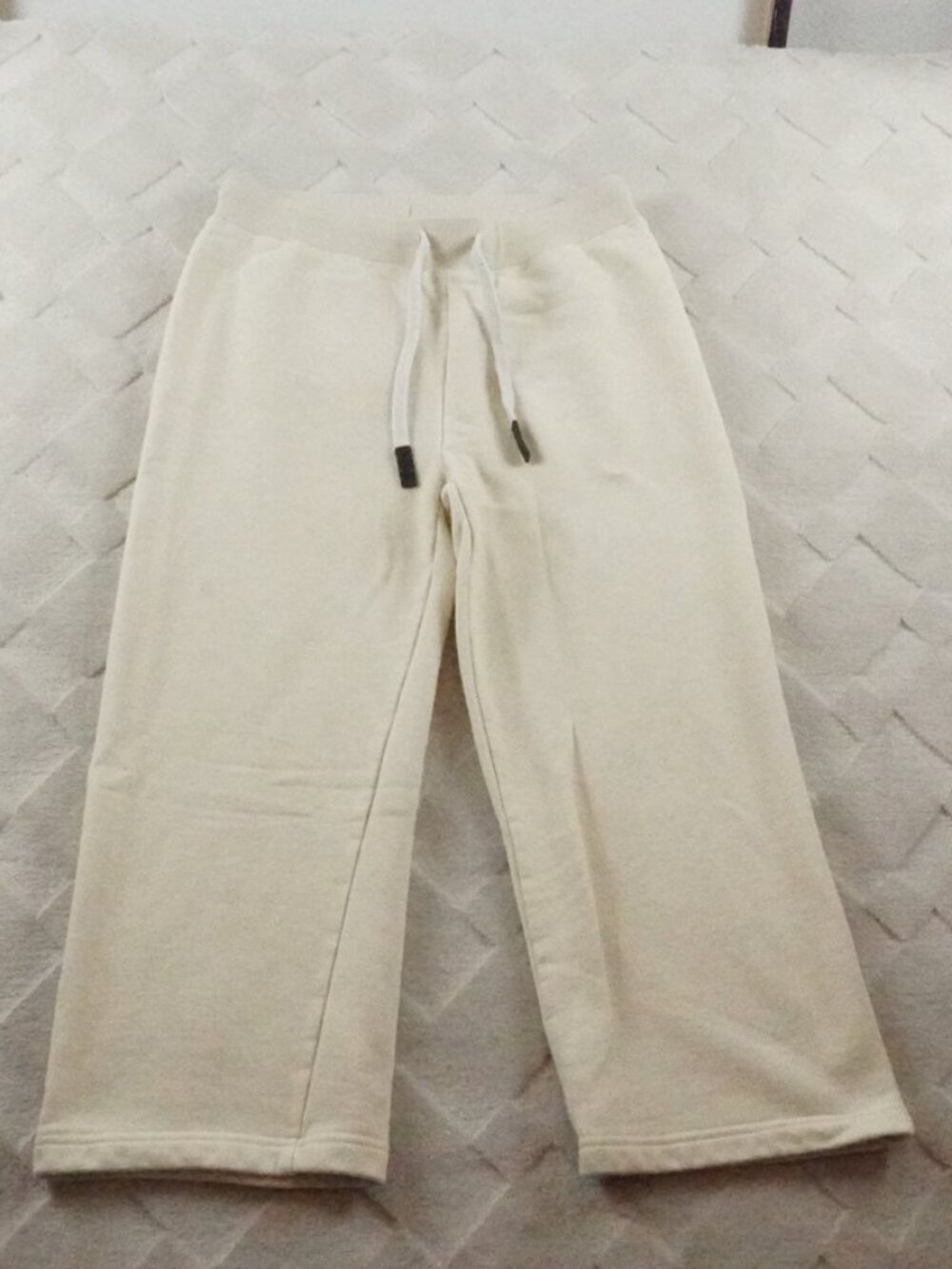 Aether OSA Cropped Sweatpants Womens Medium Winter White
